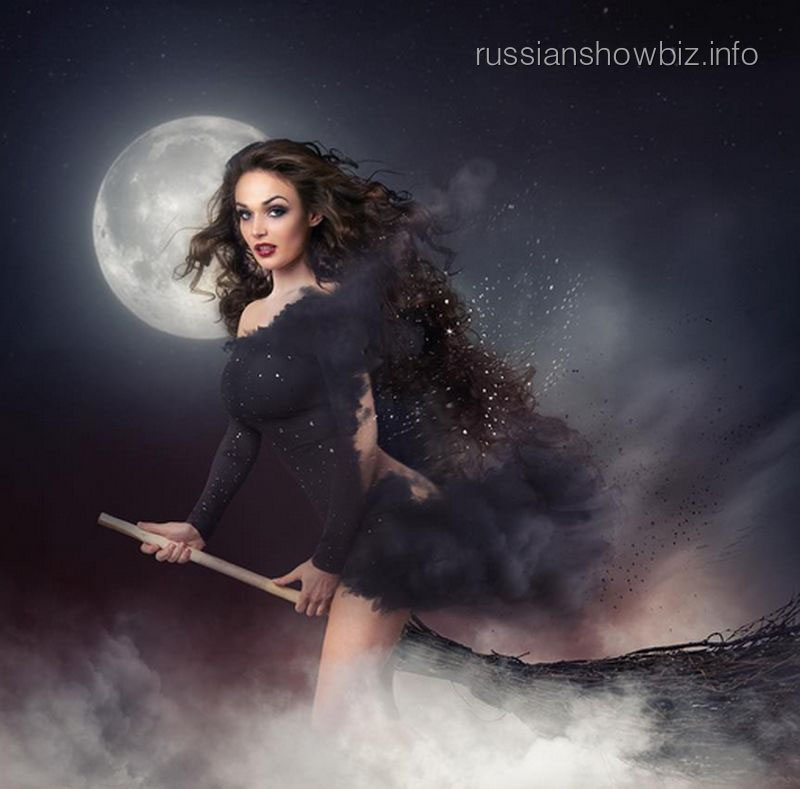 Алена Водонаева снялась в образе ведьмы