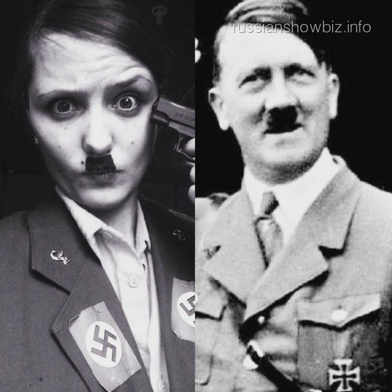 Наталья Краско в образе Гитлера