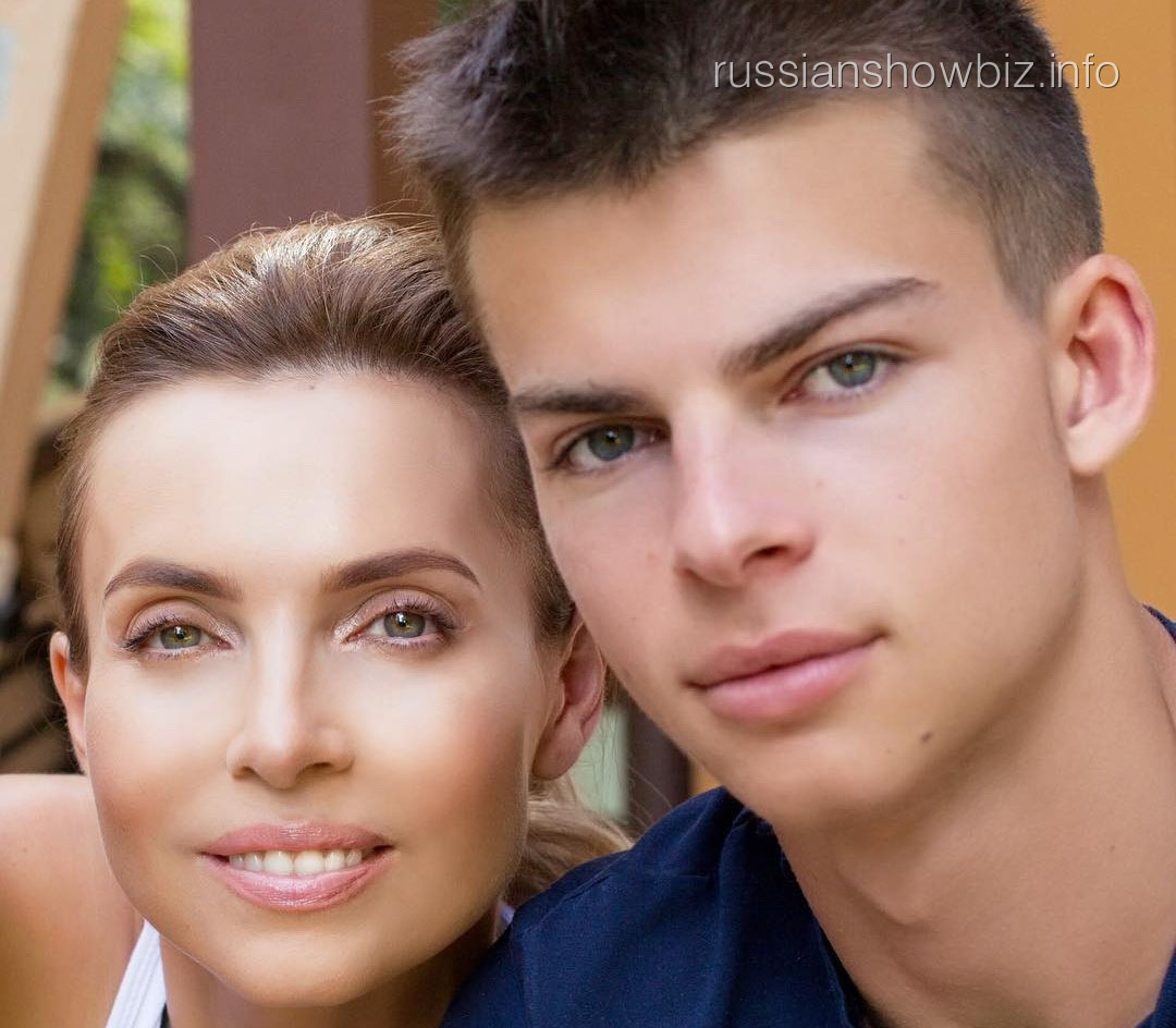 Марина Газманова с сыном